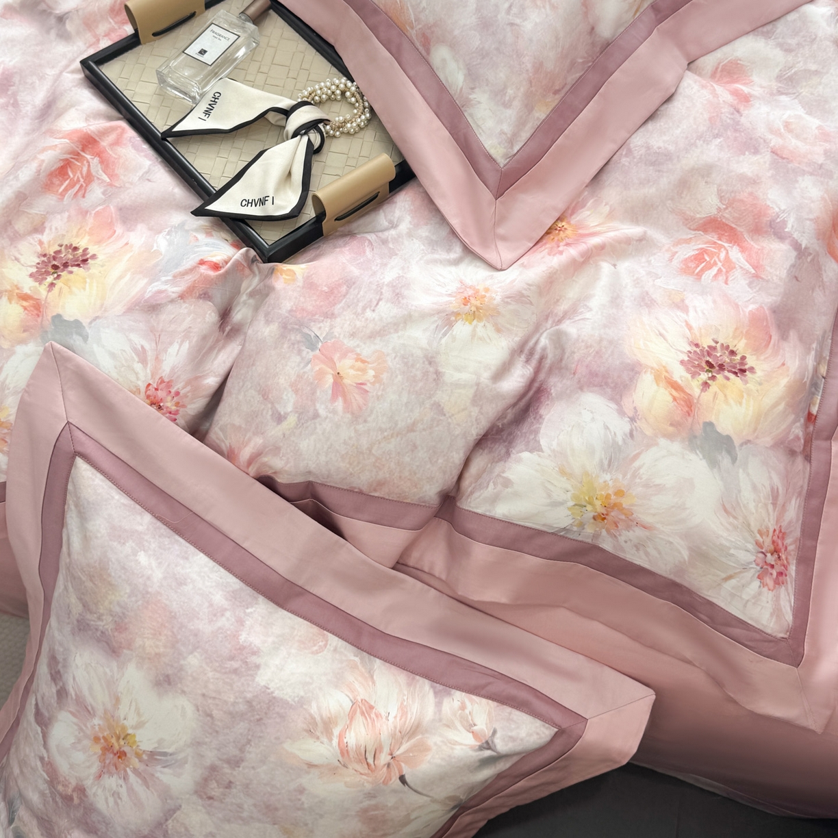 91家纺网 家纺一手货源 找家纺 小欢喜 2025新款50全棉数码印花四件套全棉四件套 向阳花开