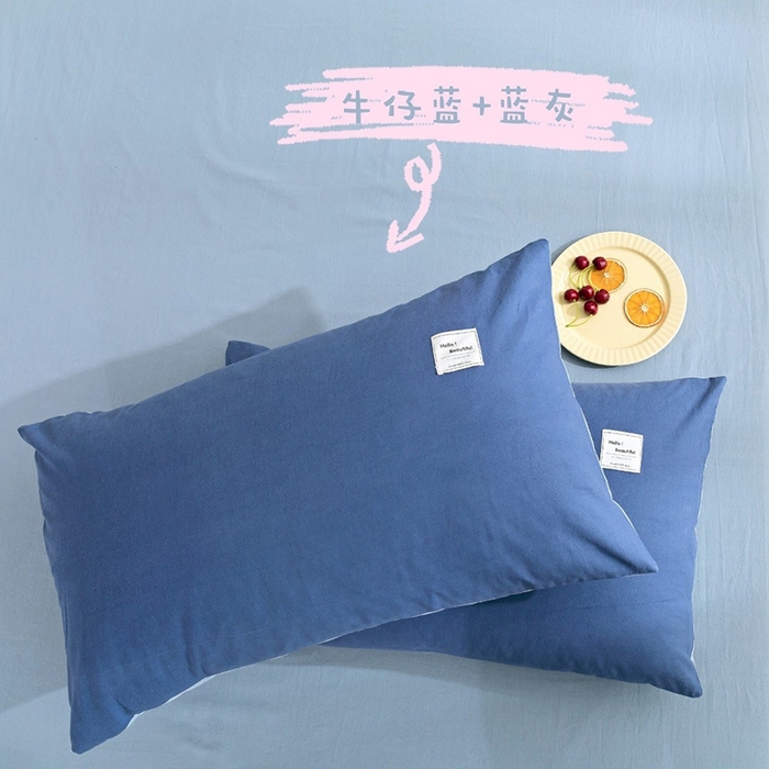 91家纺网 家纺一手货源 找家纺 （总）贝尔 2025新款全棉纯棉水洗棉枕套