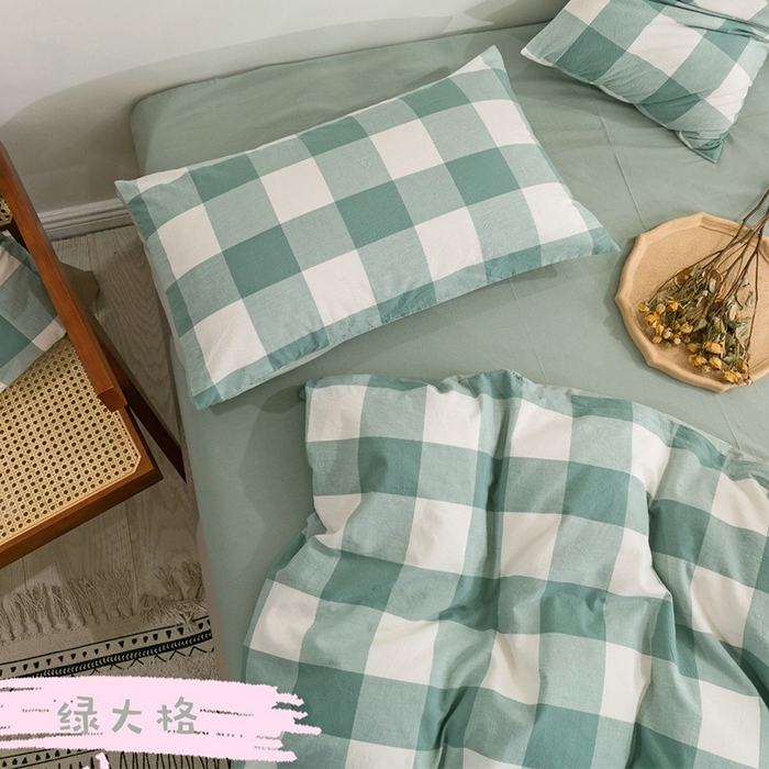 91家纺网 家纺一手货源 找家纺 （总）贝尔 2025新款全棉纯棉水洗棉枕套