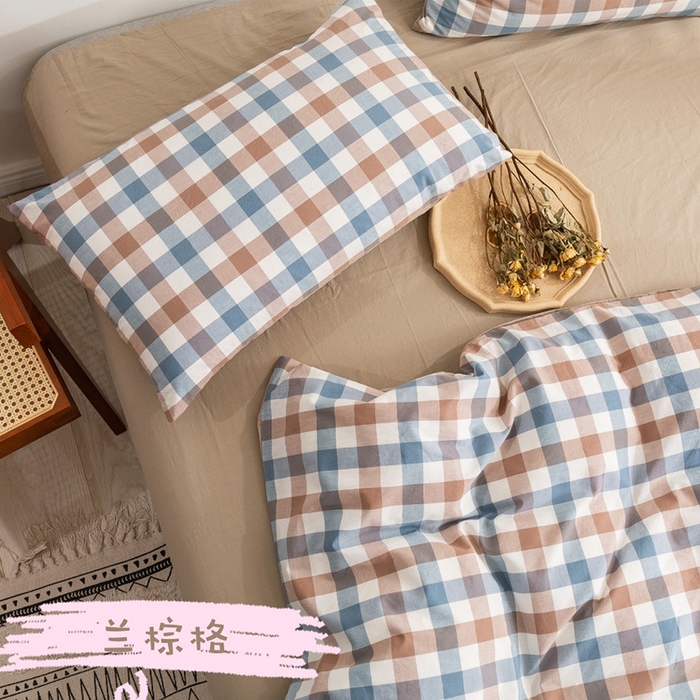 91家纺网 家纺一手货源 找家纺 （总）贝尔 2025新款全棉纯棉水洗棉枕套