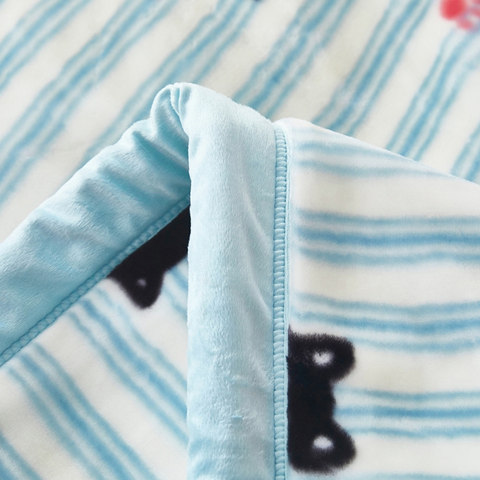 91家纺网 家纺一手货源 找家纺 静宝乳胶 2025新款双层加厚拉舍尔毛毯4-12斤CC-026 猫猫派对