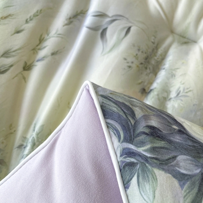 91家纺网 家纺一手货源 找家纺 小禹仔家纺  2025新款亲肤柔软大豆被数码印花针织棉大豆被冬被子被芯春秋被 风月灰