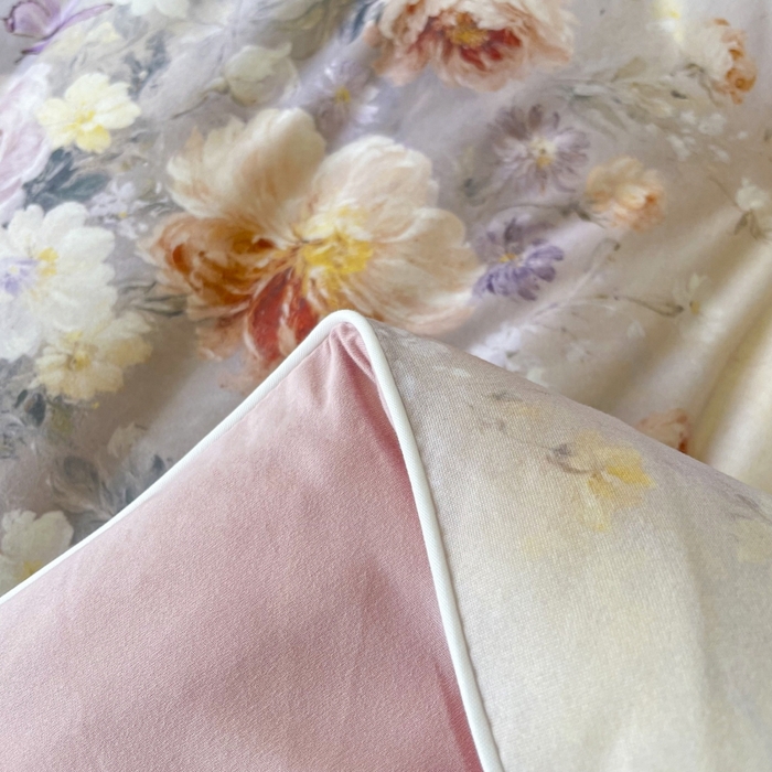 91家纺网 家纺一手货源 找家纺 小禹仔家纺  2025新款亲肤柔软大豆被数码印花针织棉大豆被冬被子被芯春秋被 红秀里粉