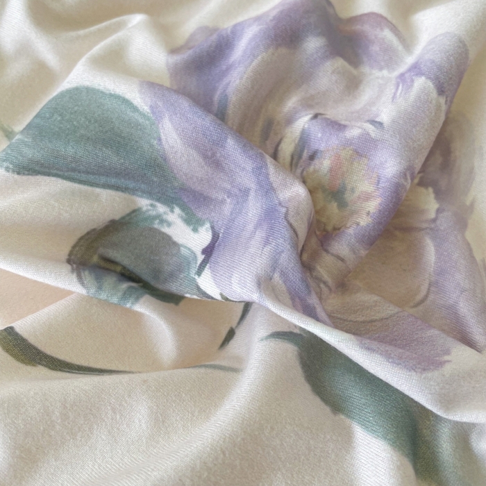 91家纺网 家纺一手货源 找家纺 小禹仔家纺  2025新款亲肤柔软大豆被数码印花针织棉大豆被冬被子被芯春秋被 眷恋粉