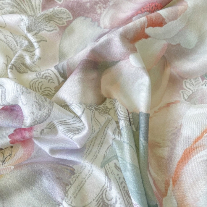 91家纺网 家纺一手货源 找家纺 小禹仔家纺  2025新款亲肤柔软大豆被数码印花针织棉大豆被冬被子被芯春秋被 蔷薇粉