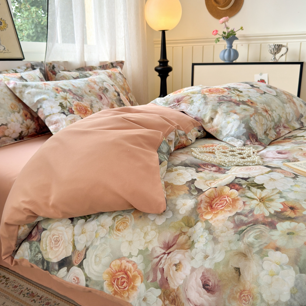 91家纺网 家纺一手货源 找家纺 （总）典雅家纺 2025新款A类140克秋冬加厚磨毛数码印花四件套磨毛四件套