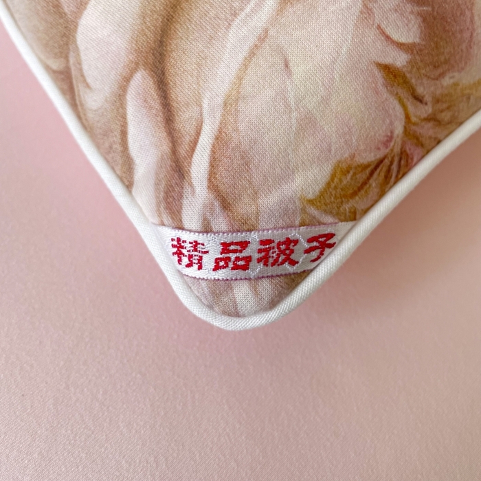 91家纺网 家纺一手货源 找家纺 小禹仔家纺  2025新款亲肤柔软大豆被数码印花针织棉大豆被冬被子被芯春秋被 俏佳人咖