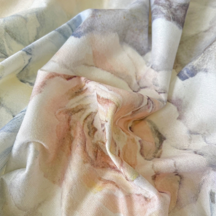 91家纺网 家纺一手货源 找家纺 小禹仔家纺  2025新款亲肤柔软大豆被数码印花针织棉大豆被冬被子被芯春秋被 云裳兰