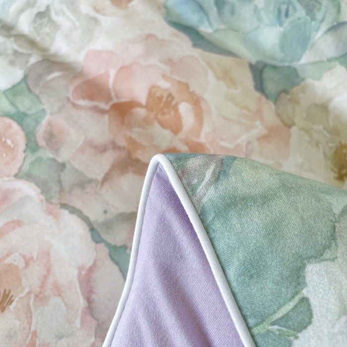 91家纺网 家纺一手货源 找家纺 小禹仔家纺  2025新款亲肤柔软大豆被数码印花针织棉大豆被冬被子被芯春秋被 醉花绿