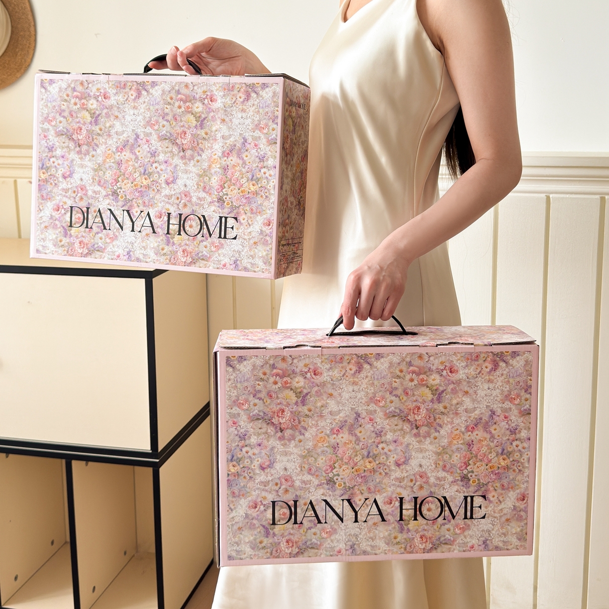 91家纺网 家纺一手货源 找家纺 典雅家纺 2025新款A类140克秋冬加厚磨毛数码印花四件套磨毛四件套 包装图(仅供展示)