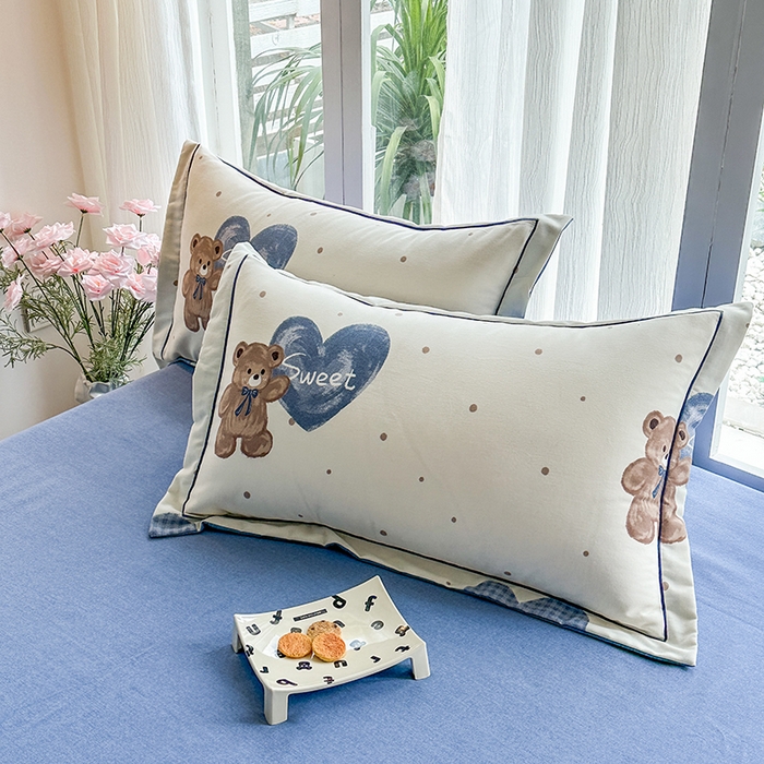 91家纺网 家纺一手货源 找家纺 （总）眷恋家纺 2025秋冬新款全棉纯棉喷气加厚磨毛纯棉四件套