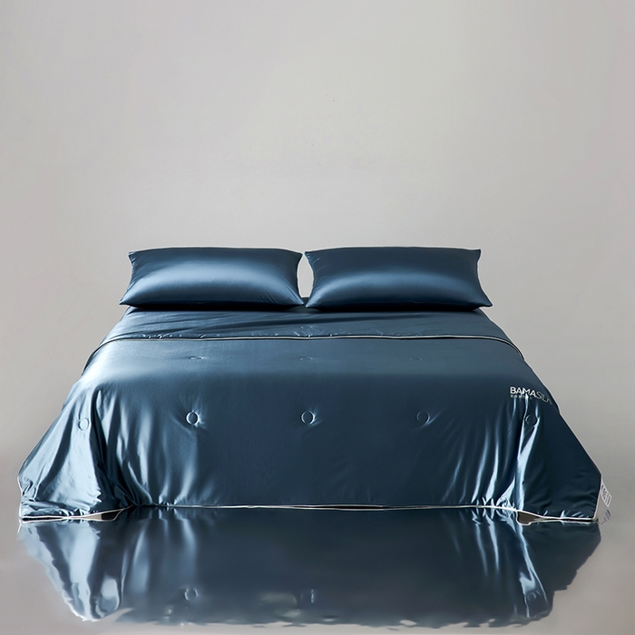 91家纺网 家纺一手货源 找家纺 （总）莱福仕家纺 2025新款A类莹丝流光蚕丝系列夏被