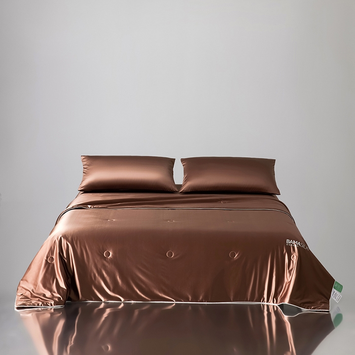 91家纺网 家纺一手货源 找家纺 （总）莱福仕家纺 2025新款A类莹丝流光蚕丝系列夏被