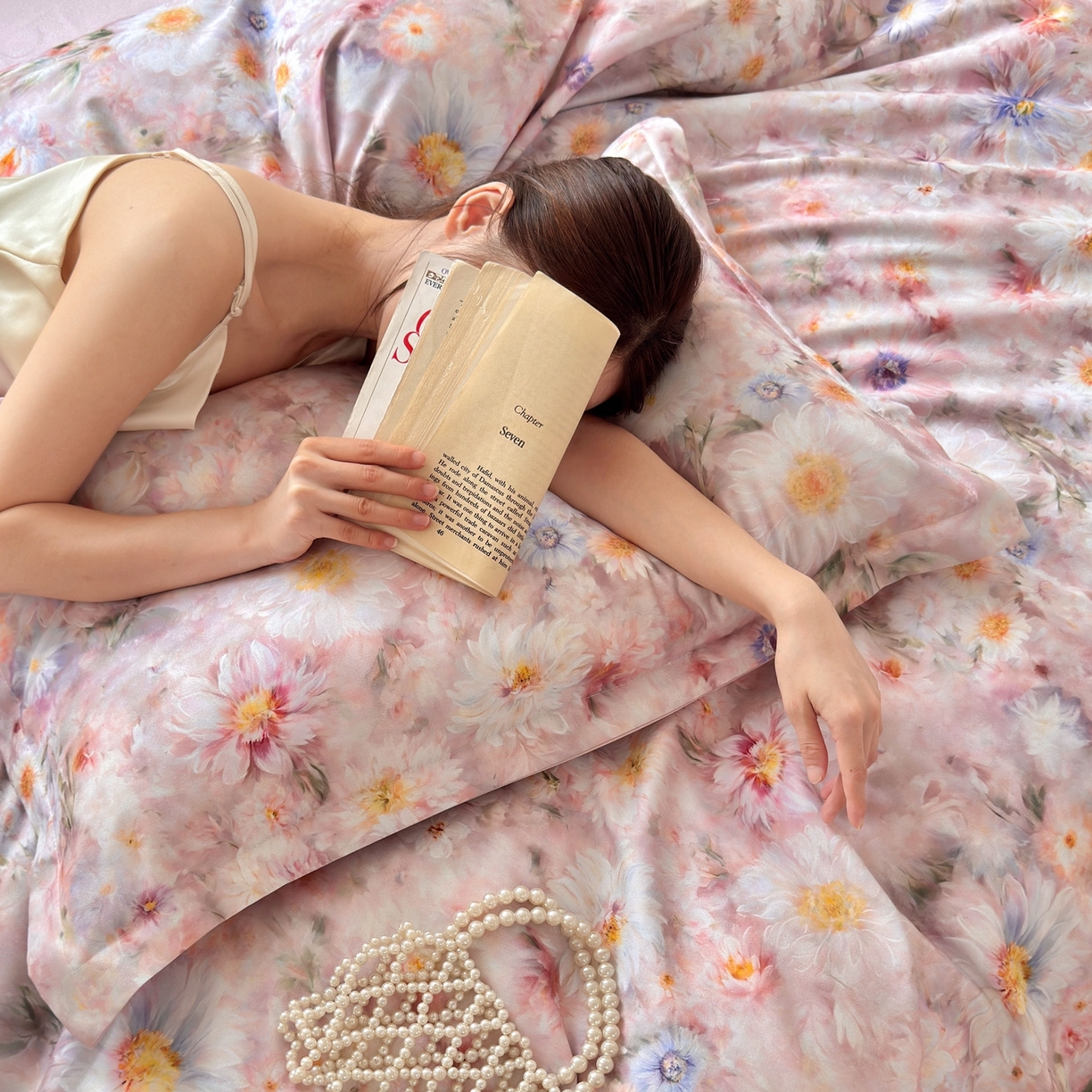 91家纺网 家纺一手货源 找家纺 典雅家纺 2025新款A类140克秋冬加厚磨毛数码印花四件套磨毛四件套 花间蜜语