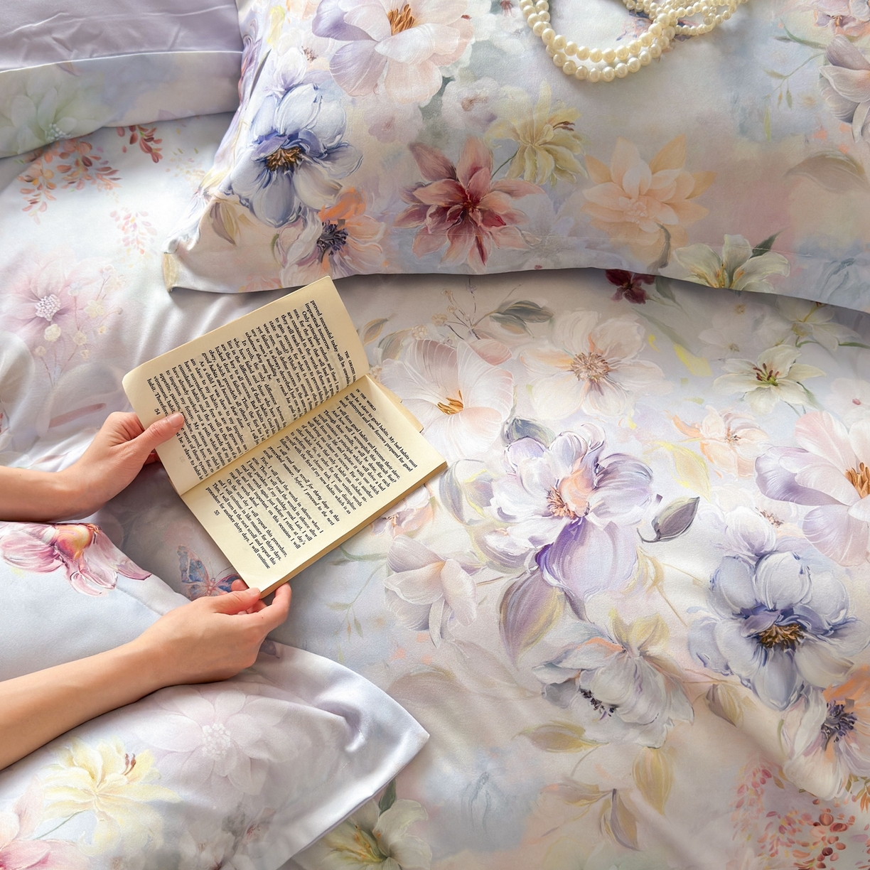 91家纺网 家纺一手货源 找家纺 典雅家纺 2025新款A类140克秋冬加厚磨毛数码印花四件套磨毛四件套 兰亭序