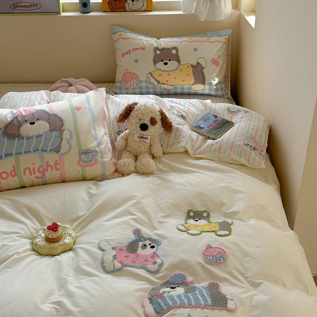 91家纺网 家纺一手货源 找家纺 （总）柚子YOUTH 2025新款全棉纯棉印花毛巾绣四件套