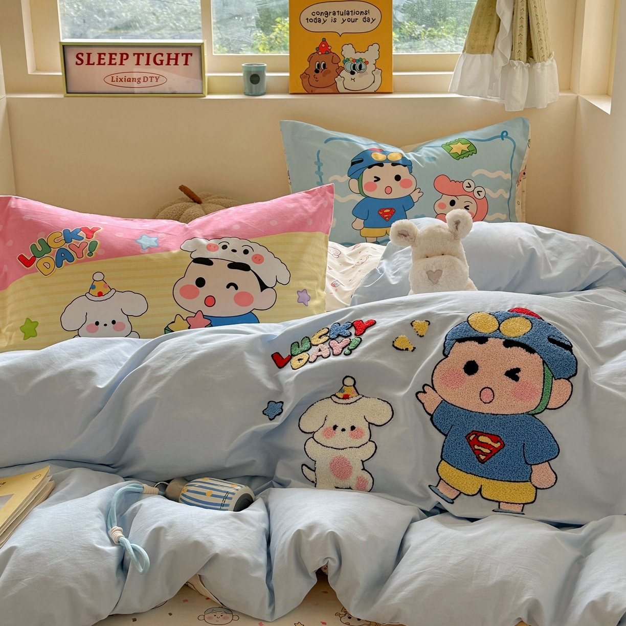 91家纺网 家纺一手货源 找家纺 （总）柚子YOUTH 2025新款全棉纯棉印花毛巾绣四件套