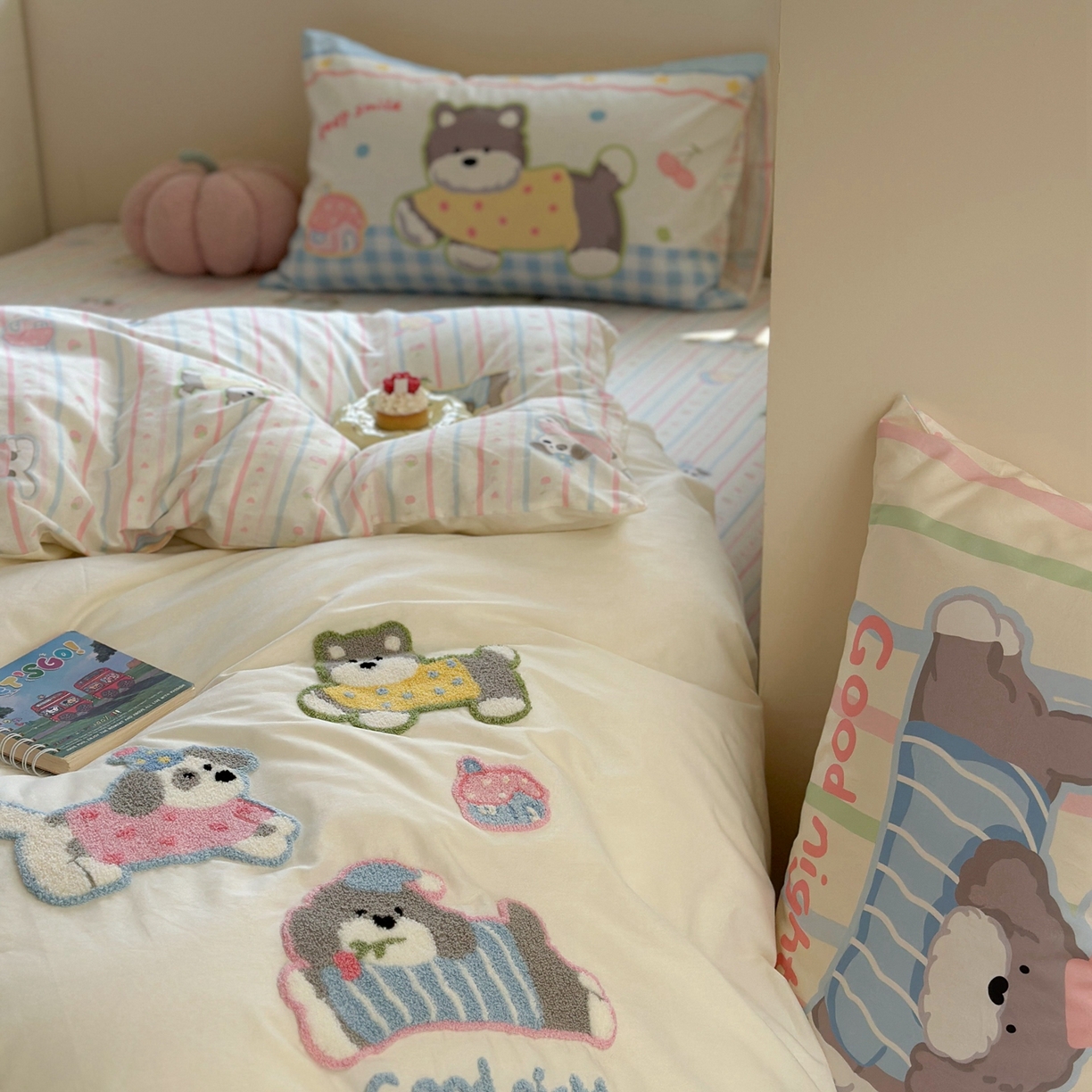 91家纺网 家纺一手货源 找家纺 （总）柚子YOUTH 2025新款全棉纯棉印花毛巾绣四件套