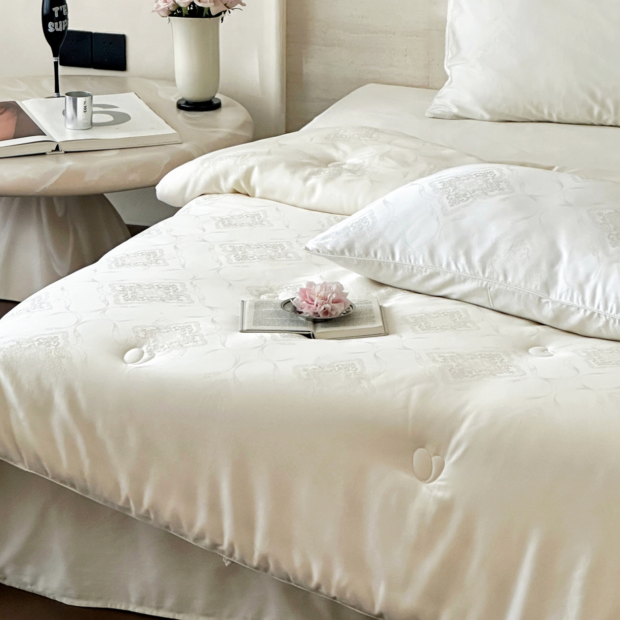 91家纺网 家纺一手货源 找家纺 【高奢养生】傲蕾睡梦森林蚕丝大豆养生被冬被大豆被蚕丝被春秋被天丝棉提花被子