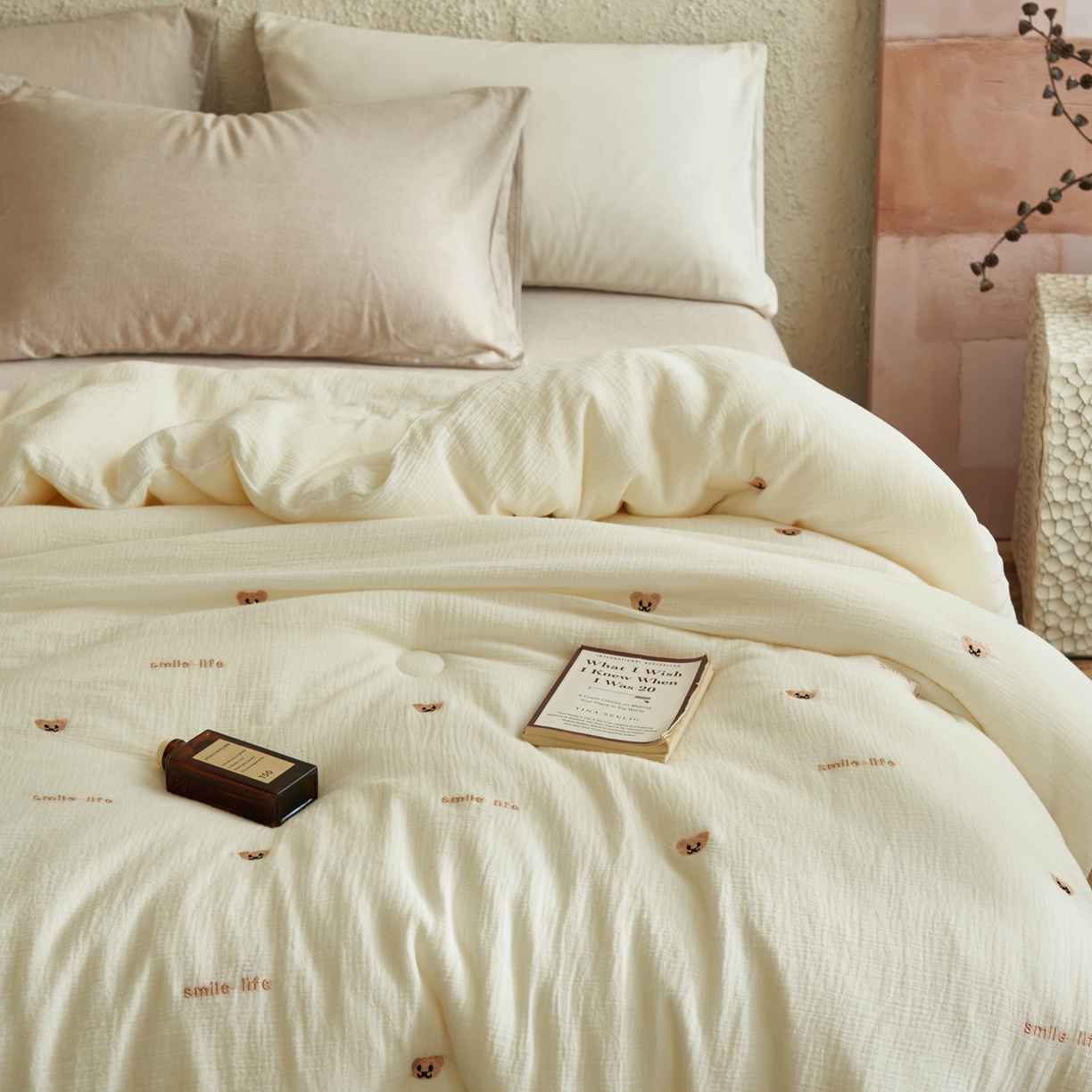 91家纺网 家纺一手货源 找家纺 （总）子由家居 2025新款家居水洗小清新大豆被被子被芯