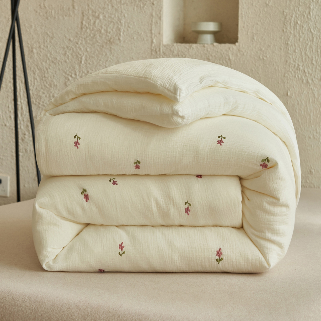 91家纺网 家纺一手货源 找家纺 （总）子由家居 2025新款家居水洗小清新大豆被被子被芯