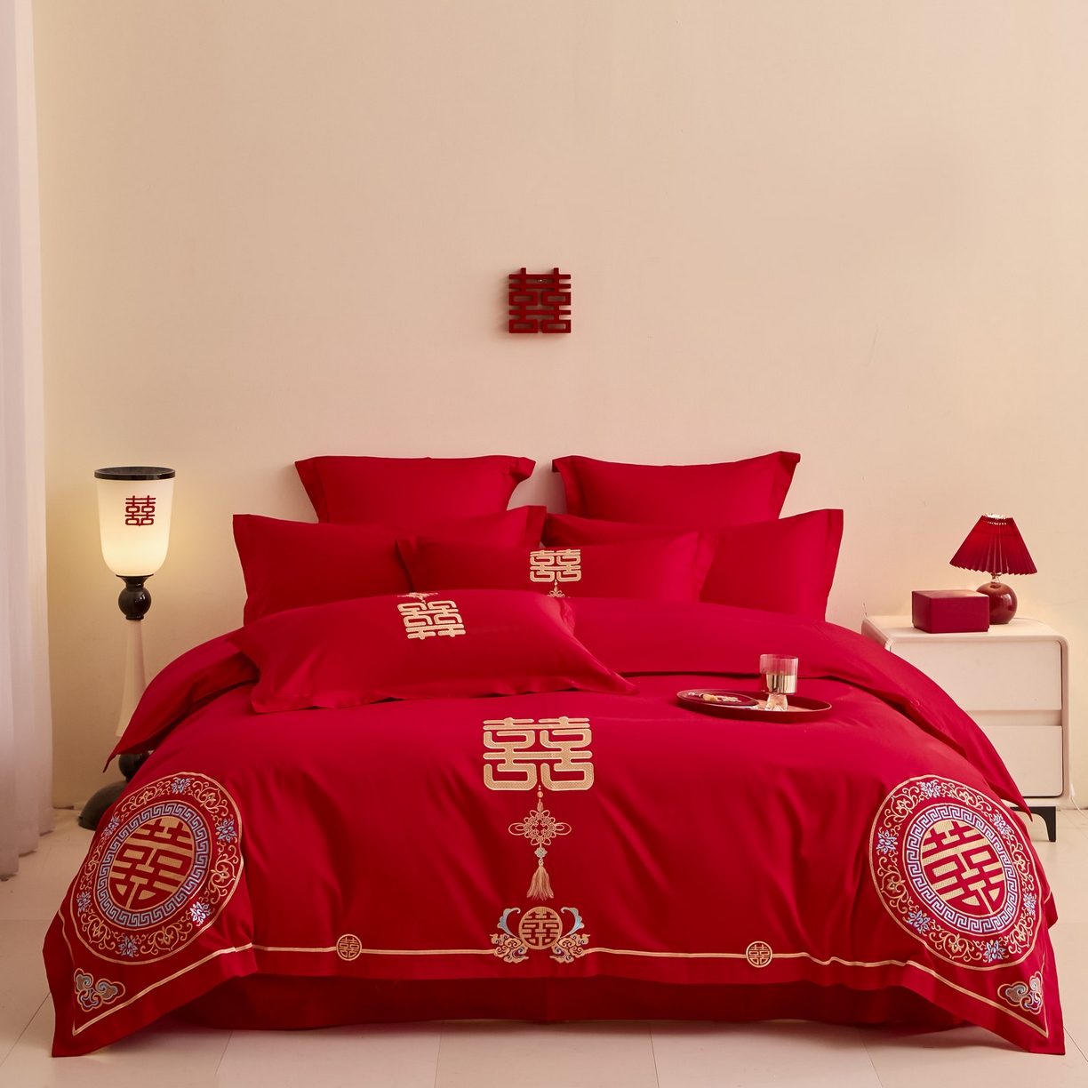 91家纺网 家纺一手货源 找家纺 （总）东方合美（原：皇家传奇） 2025新款婚庆小红书化纤系列二