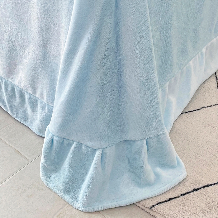 91家纺网 家纺一手货源 找家纺 （总）金绣美居 2025新款卡通贴布绣款牛奶绒四件套-招财猫