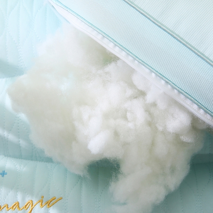 91家纺网 家纺一手货源 找家纺 万聚凯枕芯 2025新款步步高升枕枕头枕芯 步步高升枕-晴空蓝