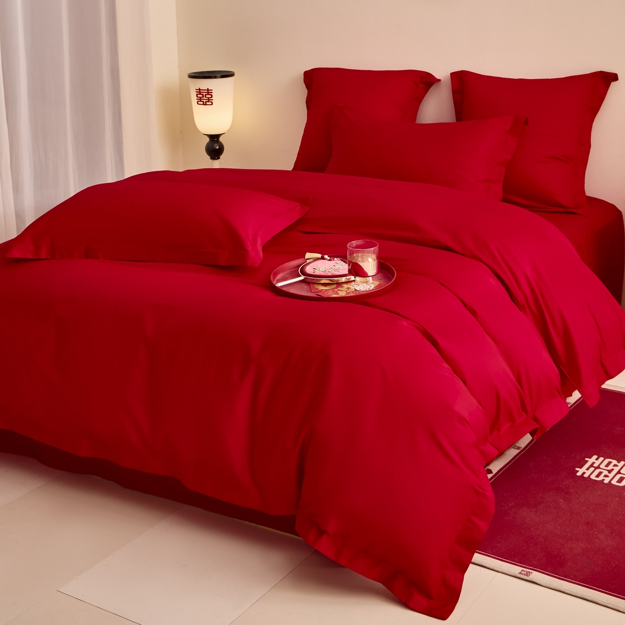 91家纺网 家纺一手货源 找家纺 （总）东方合美（原：皇家传奇） 2025新款婚庆长绒棉纯棉提花配件