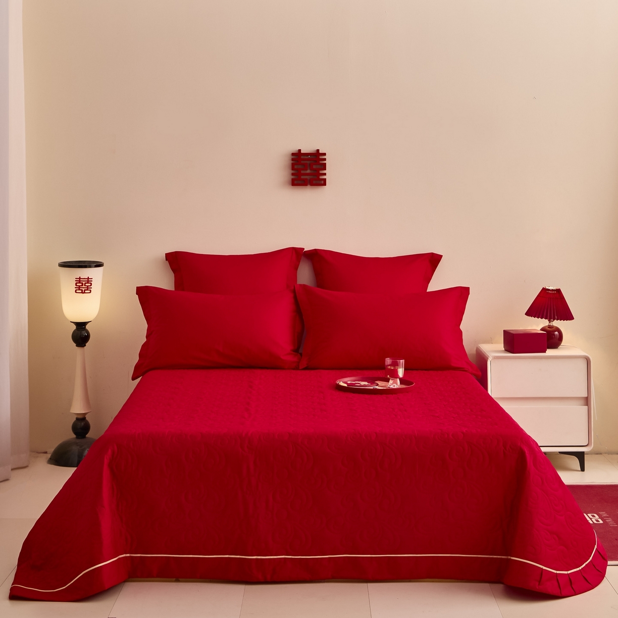 91家纺网 家纺一手货源 找家纺 （总）东方合美（原：皇家传奇） 2025新款婚庆长绒棉纯棉提花配件