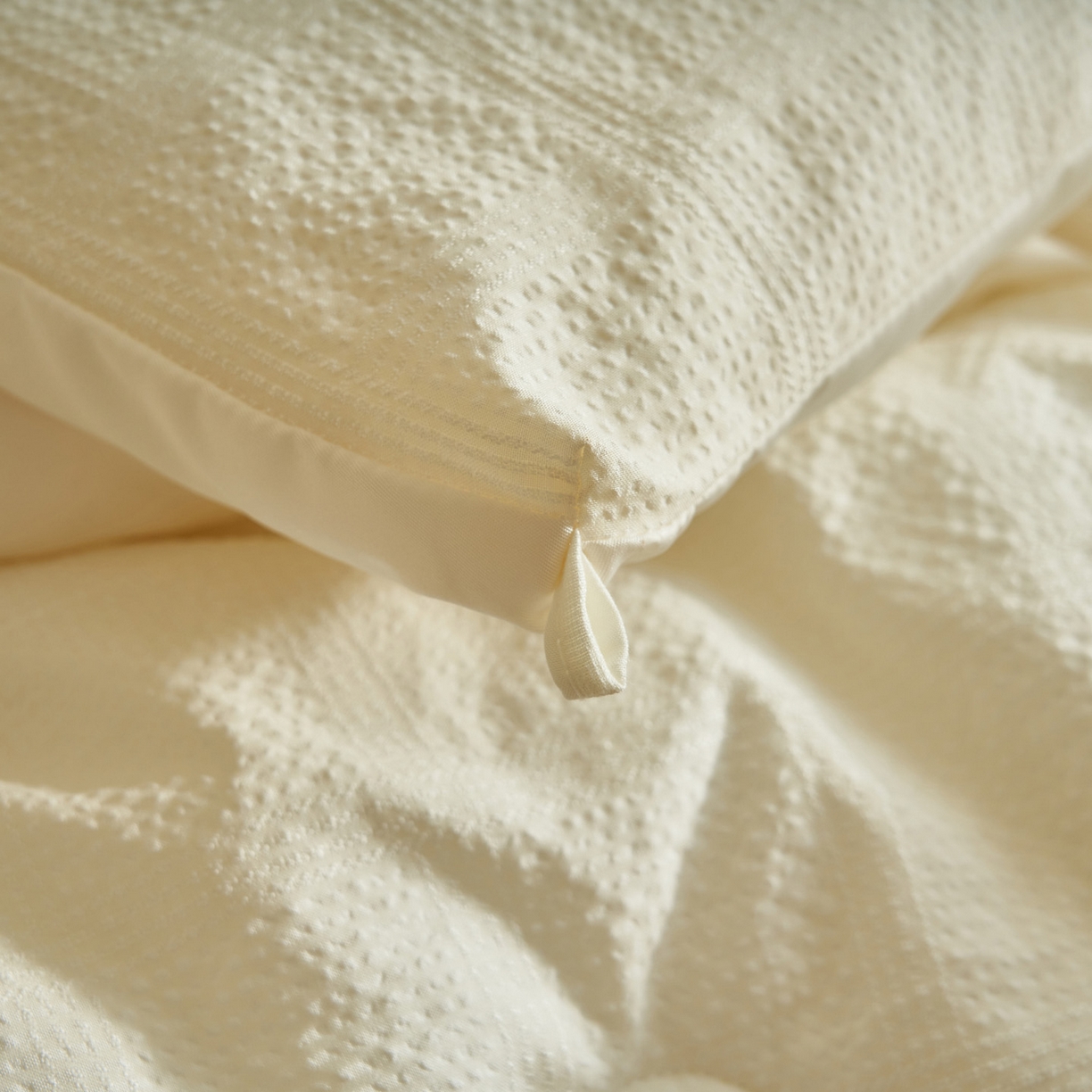 91家纺网 家纺一手货源 找家纺 子由家居 2025新款围棋华夫格提花大豆冬被被子被芯 围棋华夫格-本白