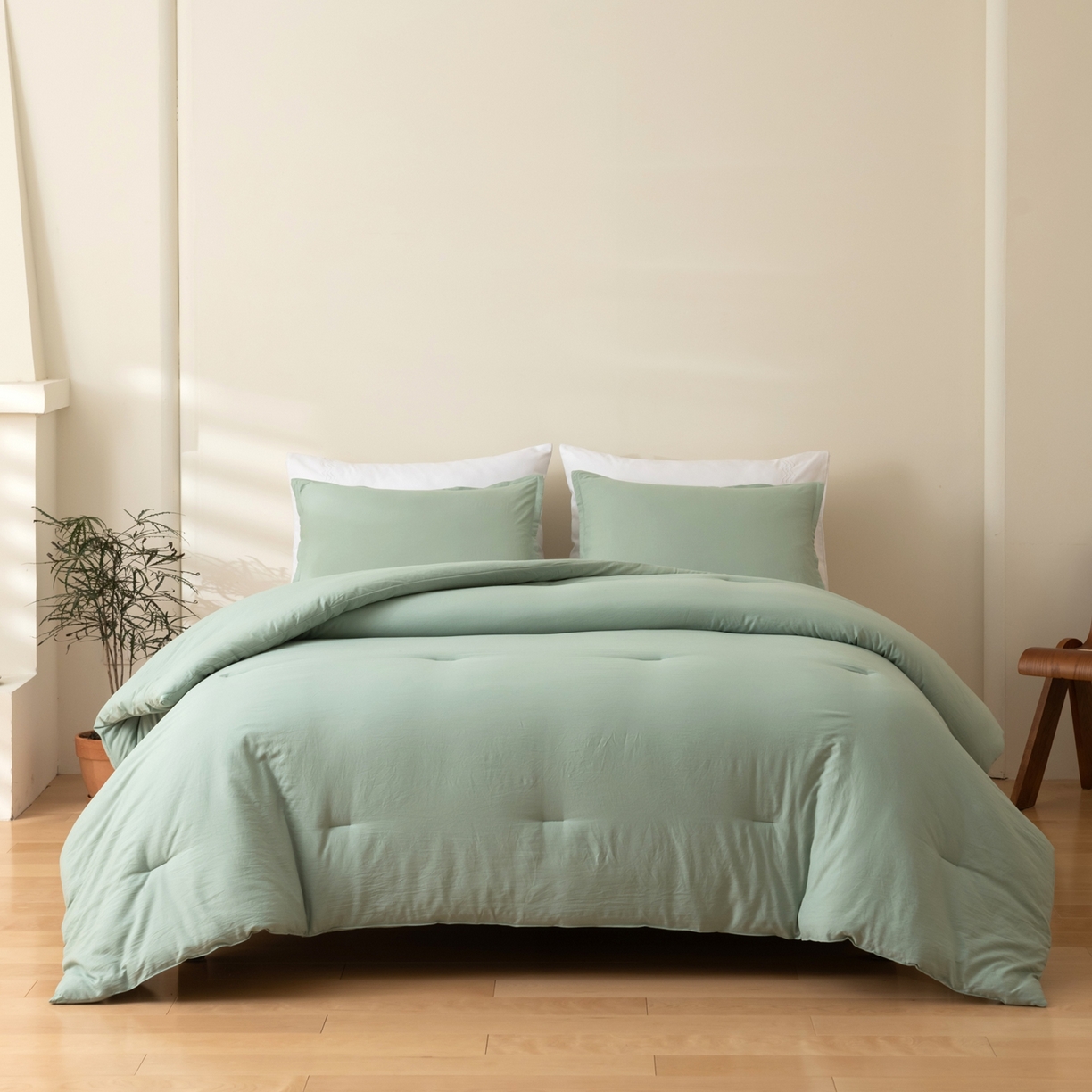 91家纺网 家纺一手货源 找家纺 （总）仲旺居家纺 2025新款跨境被芯-纯色系列【如需定制 请联系商家】