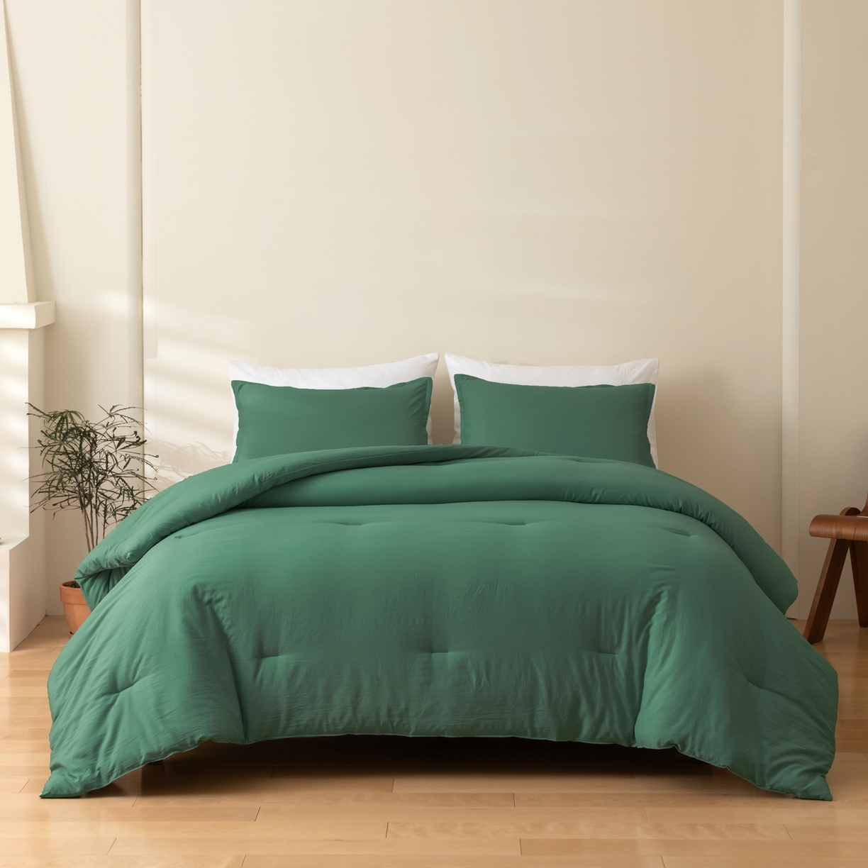 91家纺网 家纺一手货源 找家纺 （总）仲旺居家纺 2025新款跨境被芯-纯色系列【如需定制 请联系商家】