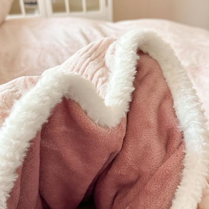 91家纺网 家纺一手货源 找家纺 亿品家纺 2025新款八斤立体雕花牛奶绒四件套 长夏叶蔓【桔】