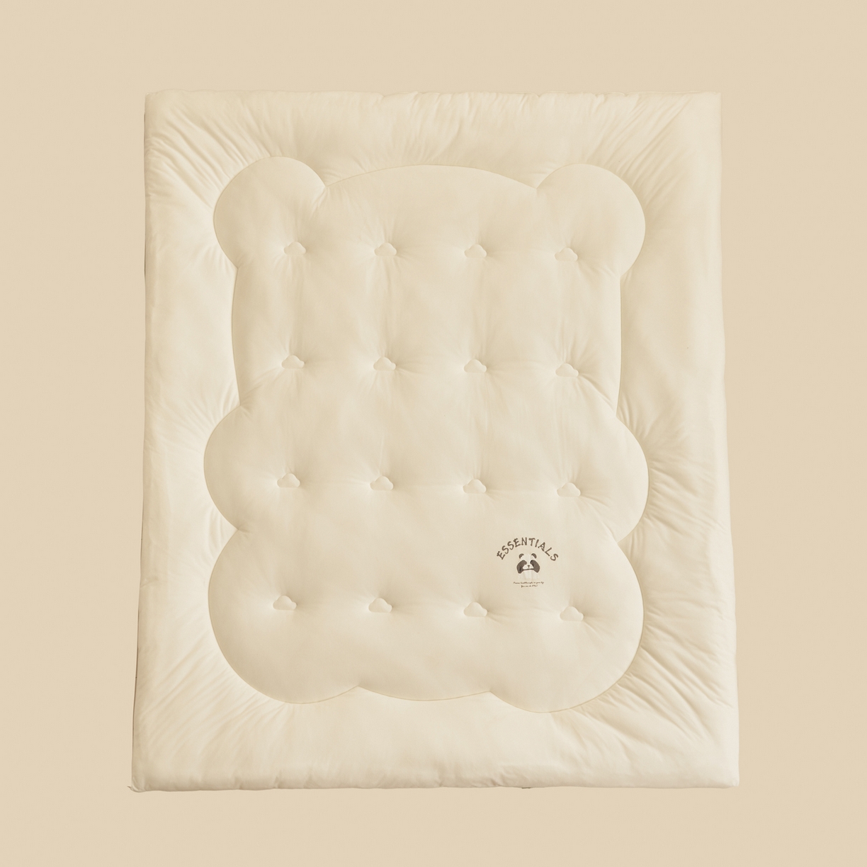 91家纺网 家纺一手货源 找家纺 子由家居 2025新款针织德绒猫猫大豆冬被被子被芯 猫猫被-奶杏