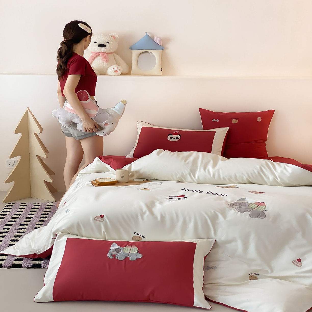 91家纺网 家纺一手货源 找家纺 （总）馨蕊家居 2025秋冬新品100支卡通高定系列-棉卡通-童话（会员-20） 控价：328/388/408 