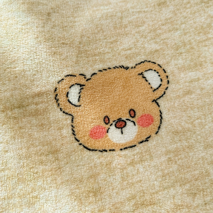 91家纺网 家纺一手货源 找家纺 卡普 2025新款牛奶绒印花单被套萌萌熊