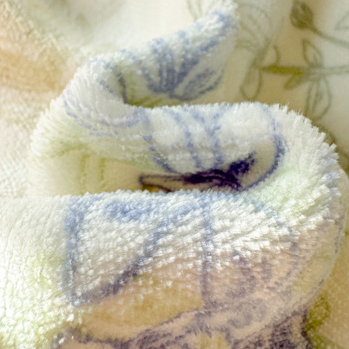 91家纺网 家纺一手货源 找家纺 卡普 2025新款牛奶绒印花单被套幽兰花谷