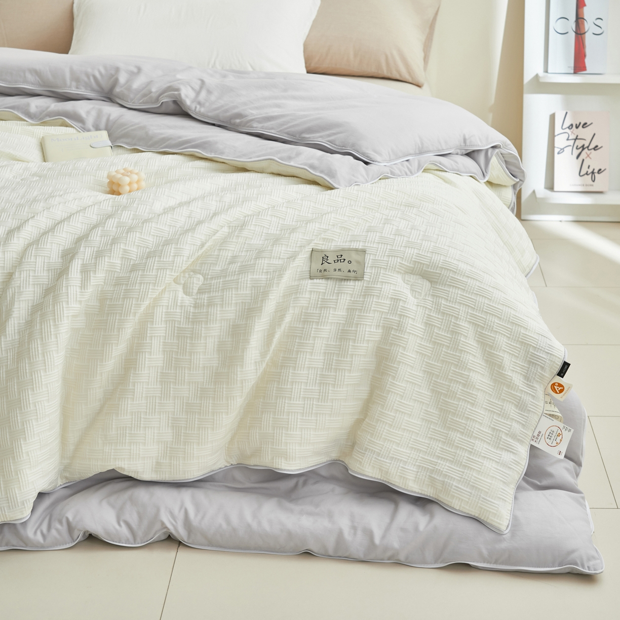 91家纺网 家纺一手货源 找家纺 （总）子由家居 2025新款良品格大豆子母冬被被子被芯
