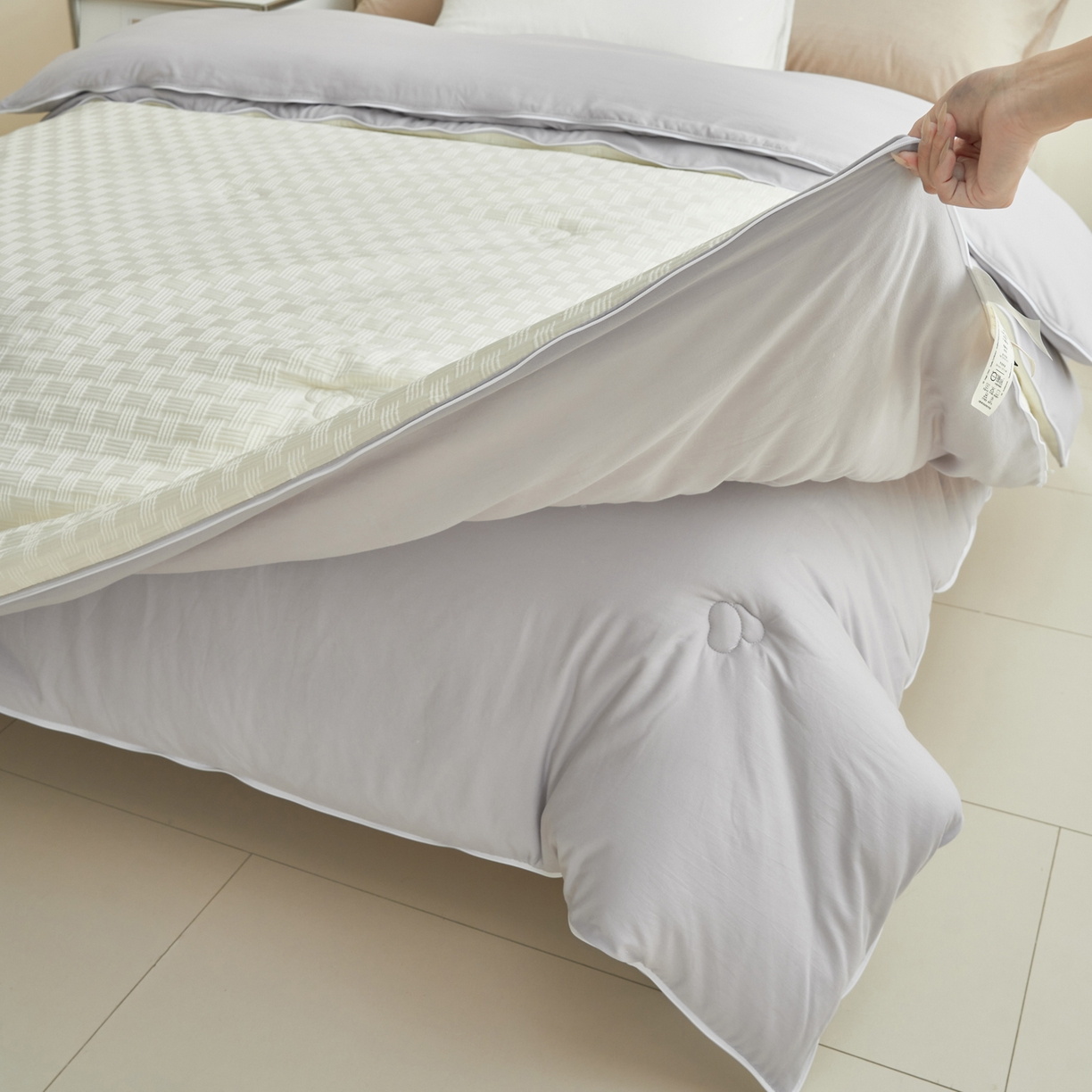 91家纺网 家纺一手货源 找家纺 （总）子由家居 2025新款良品格大豆子母冬被被子被芯