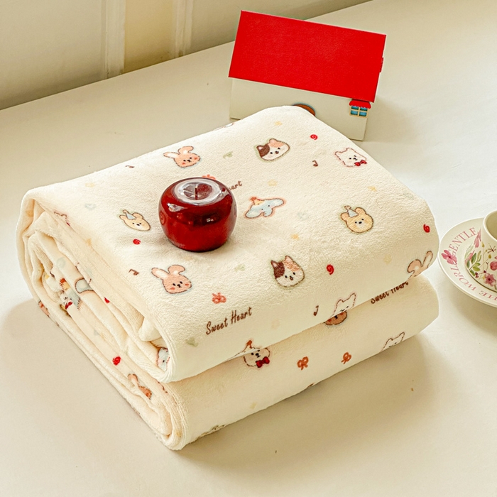 91家纺网 家纺一手货源 找家纺 卡普 2025新款牛奶绒印花单床单童趣时光