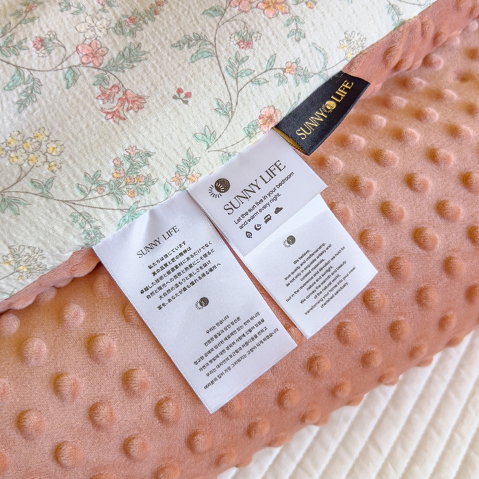 91家纺网 家纺一手货源 找家纺 玛德琳 2025新款A类皱皱纱豆豆绒抗菌保暖被子被芯 茶野