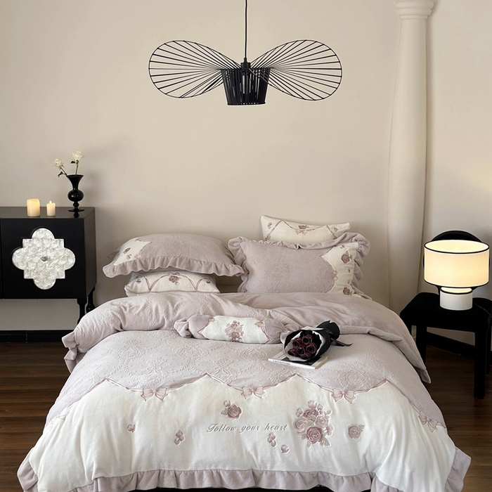 （总）MIU缪家居 2025新款雕花牛奶绒四件套-南法庄园