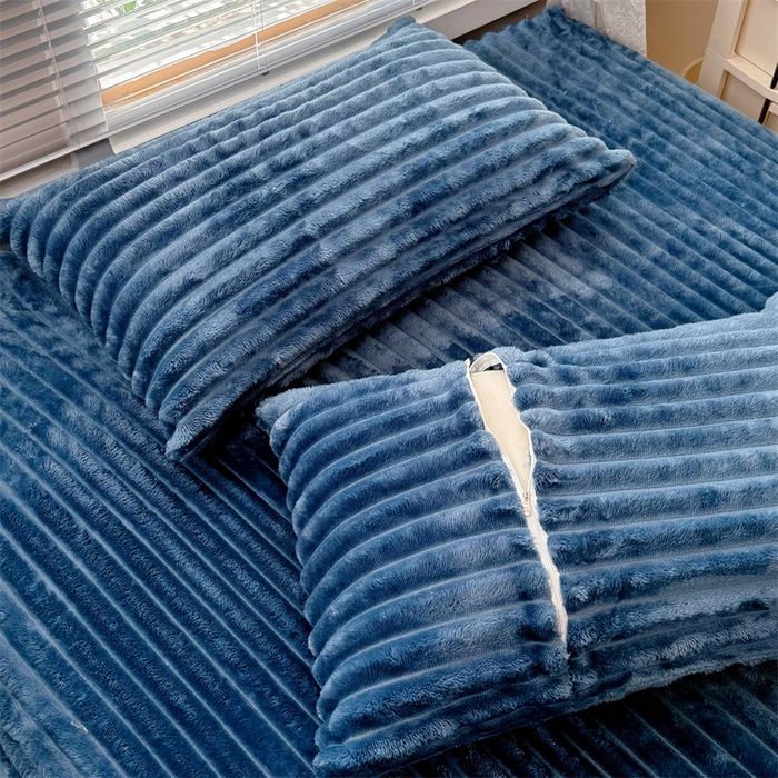 91家纺网 家纺一手货源 找家纺 （总）柏薇 2025新款A类300g兔毛抽条床笠