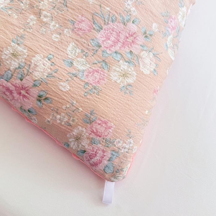 91家纺网 家纺一手货源 找家纺 VIP被业 2025新款云感棉双层纱豆豆绒冬被被子被芯 粉雾情书