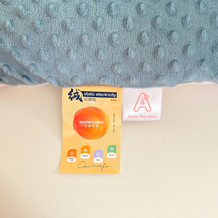 91家纺网 家纺一手货源 找家纺 VIP被业 2025新款云感棉双层纱豆豆绒冬被被子被芯 莓莓桑内