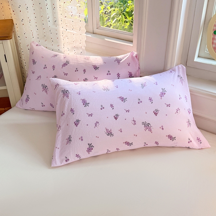 91家纺网 家纺一手货源 找家纺 VIP被业 2025新款云感棉双层纱豆豆绒冬被被子被芯 葡气满满