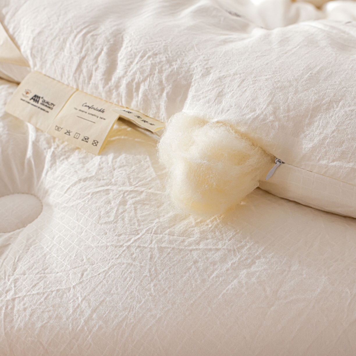 91家纺网 家纺一手货源 找家纺 （总）益多眠 2025新款无染单边大豆被被子被芯