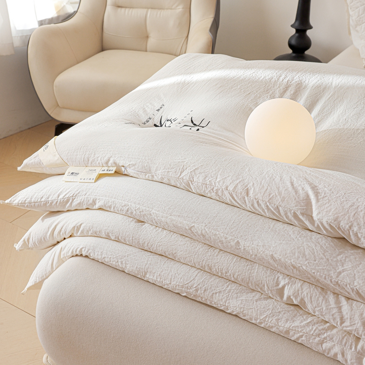 91家纺网 家纺一手货源 找家纺 （总）益多眠 2025新款无染单边大豆被被子被芯