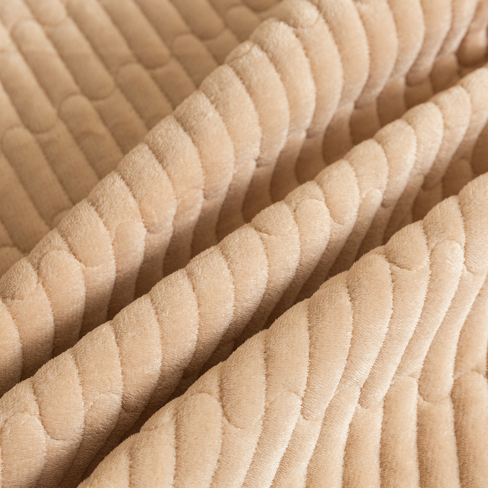 91家纺网 家纺一手货源 找家纺 梓依家纺 2025新款牛奶绒单床裙款蕾丝床盖三件套四件套 奶茶色